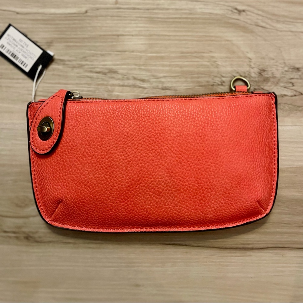 Joy Susan Vibrant Orange Clutch - Picture 2 of 7